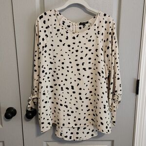 Papermoon cheetah print blouse